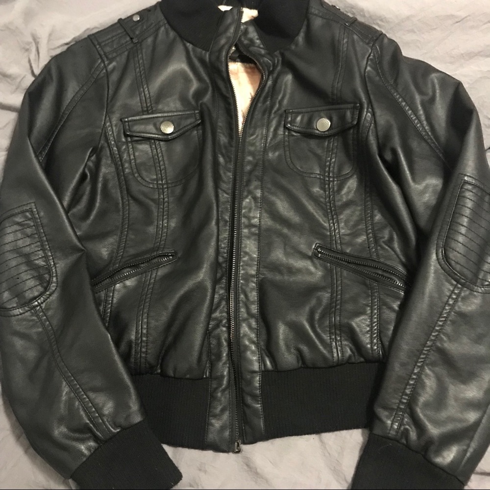 Leather jacket